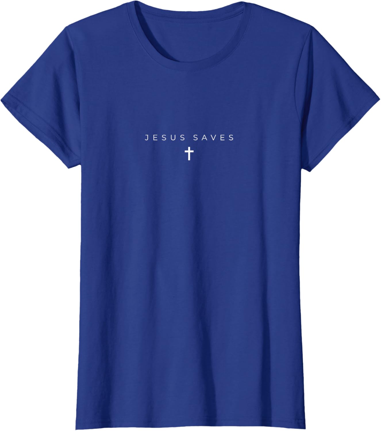 Jesus Saves Cross Subtle Christian Minimal Religious Faith T-Shirt