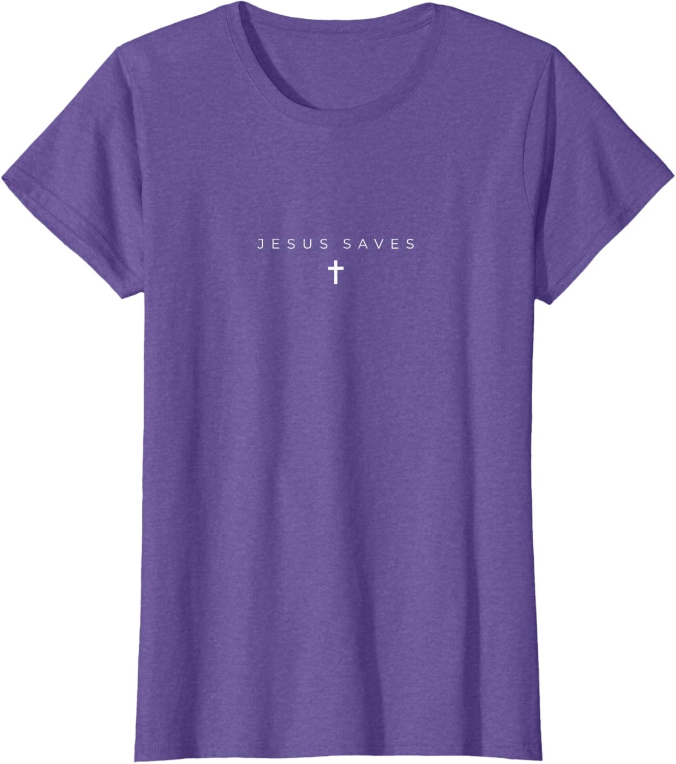 Jesus Saves Cross Subtle Christian Minimal Religious Faith T-Shirt
