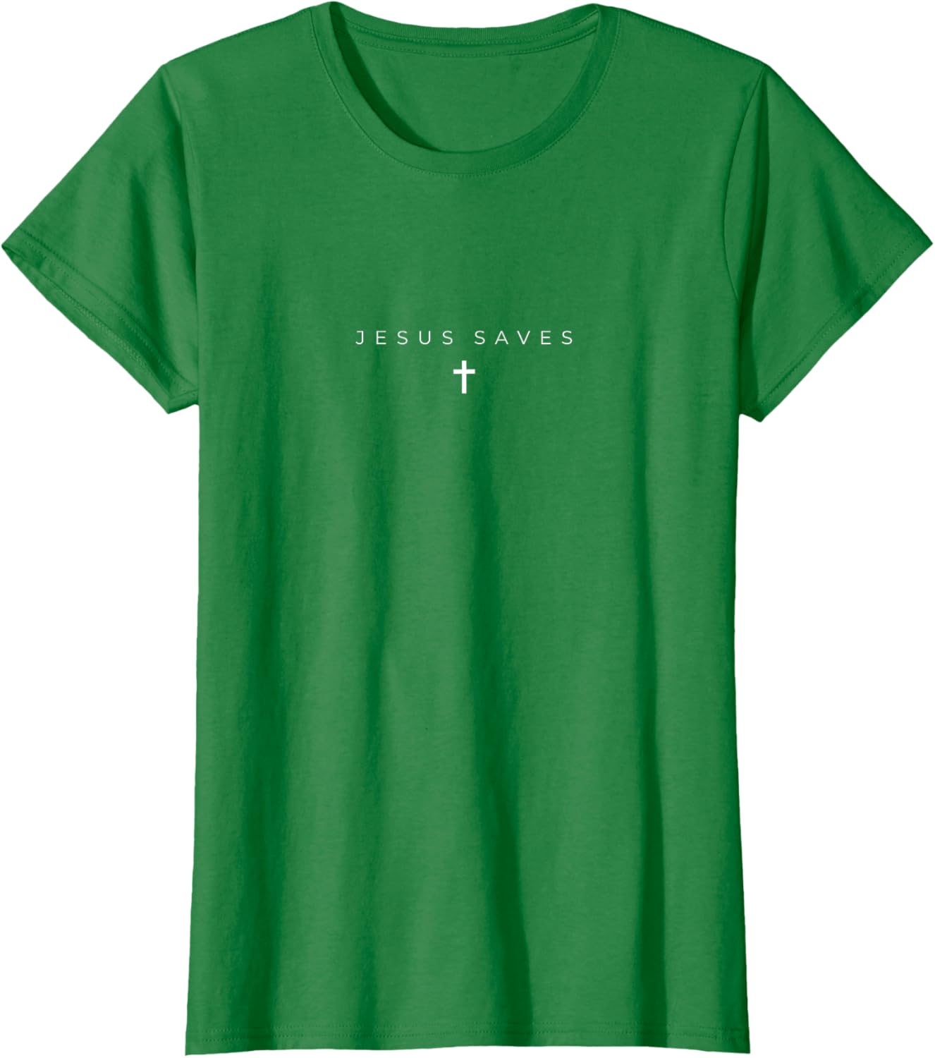Jesus Saves Cross Subtle Christian Minimal Religious Faith T-Shirt