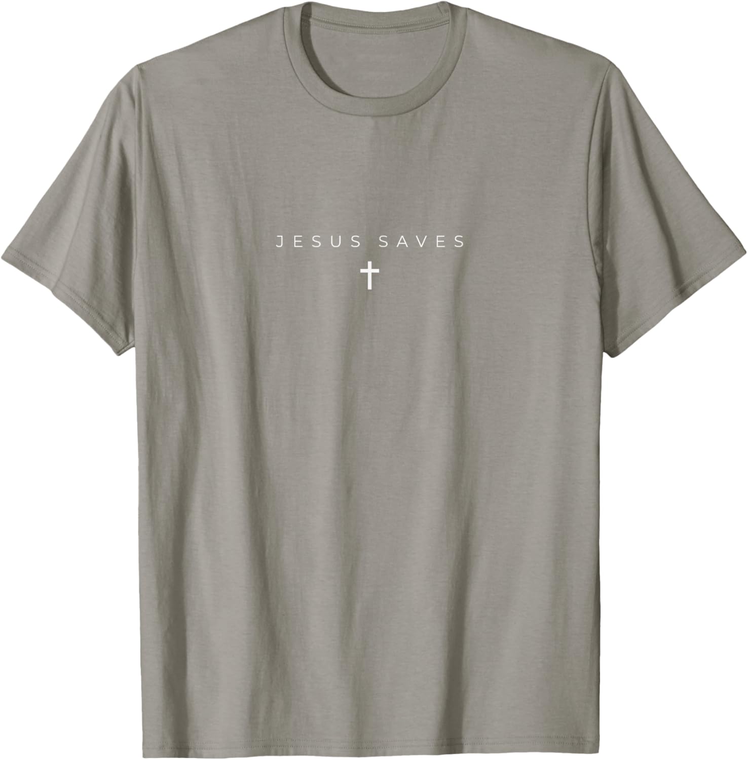 Jesus Saves Cross Subtle Christian Minimal Religious Faith T-Shirt