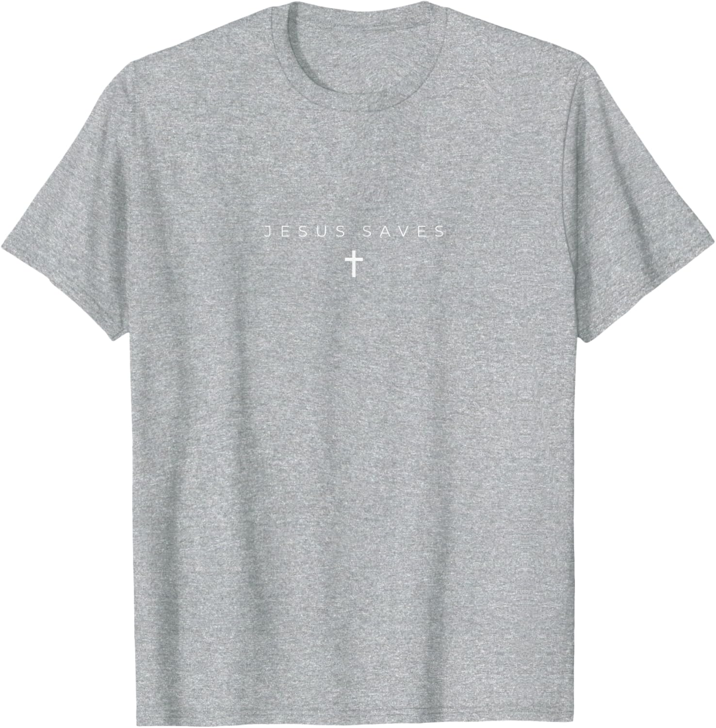 Jesus Saves Cross Subtle Christian Minimal Religious Faith T-Shirt